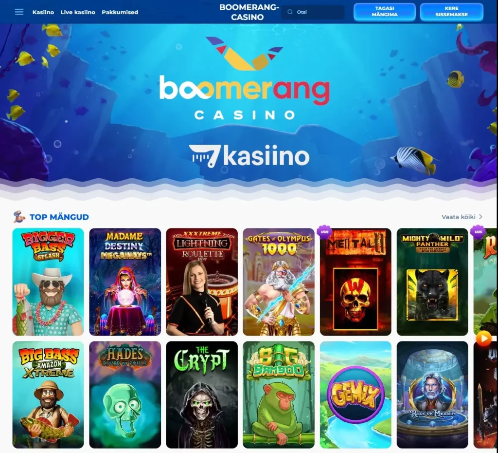 Boomerangcasino.ee
