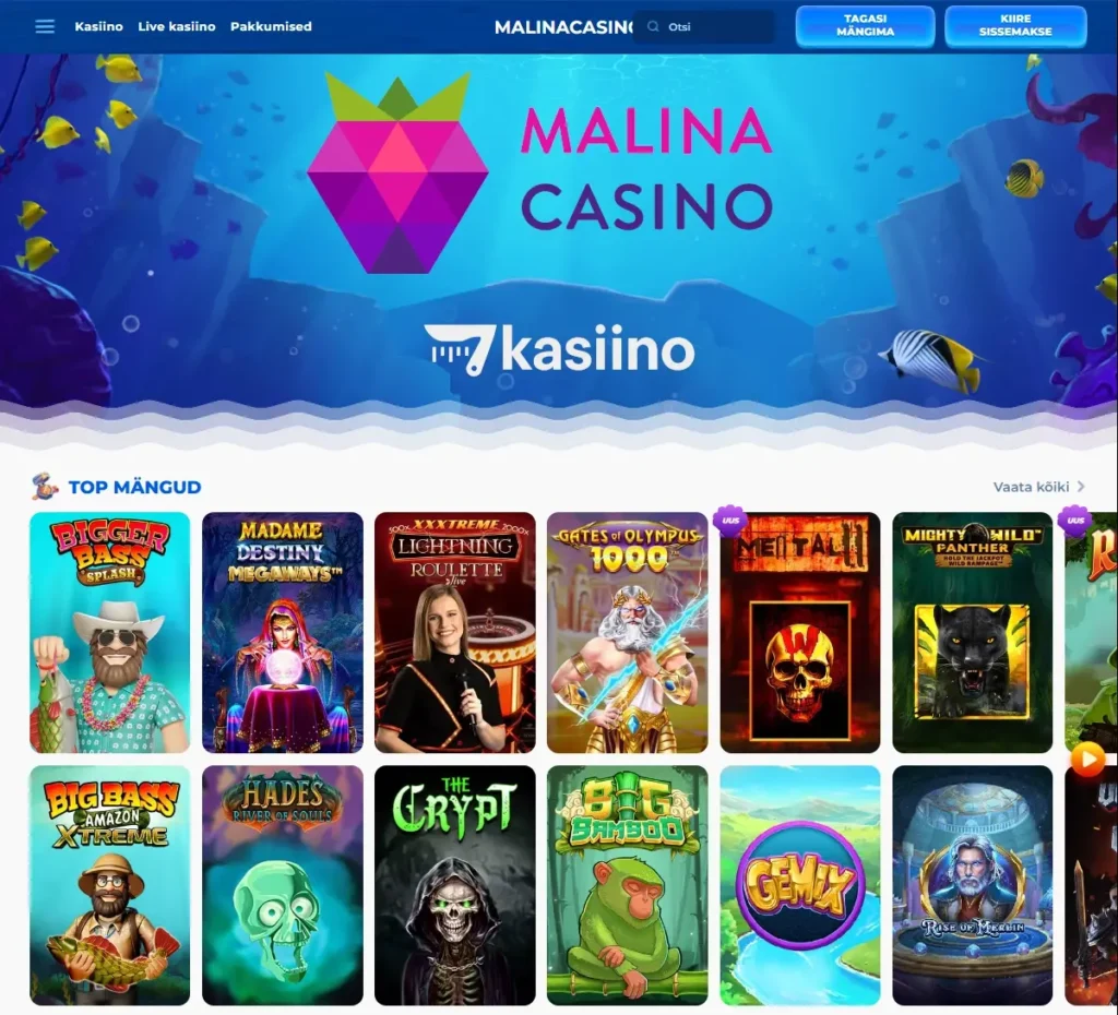 Malinacasino.ee