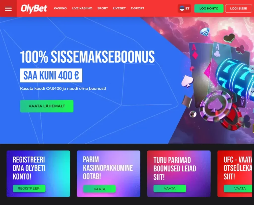 Olybet Kasiino - Index