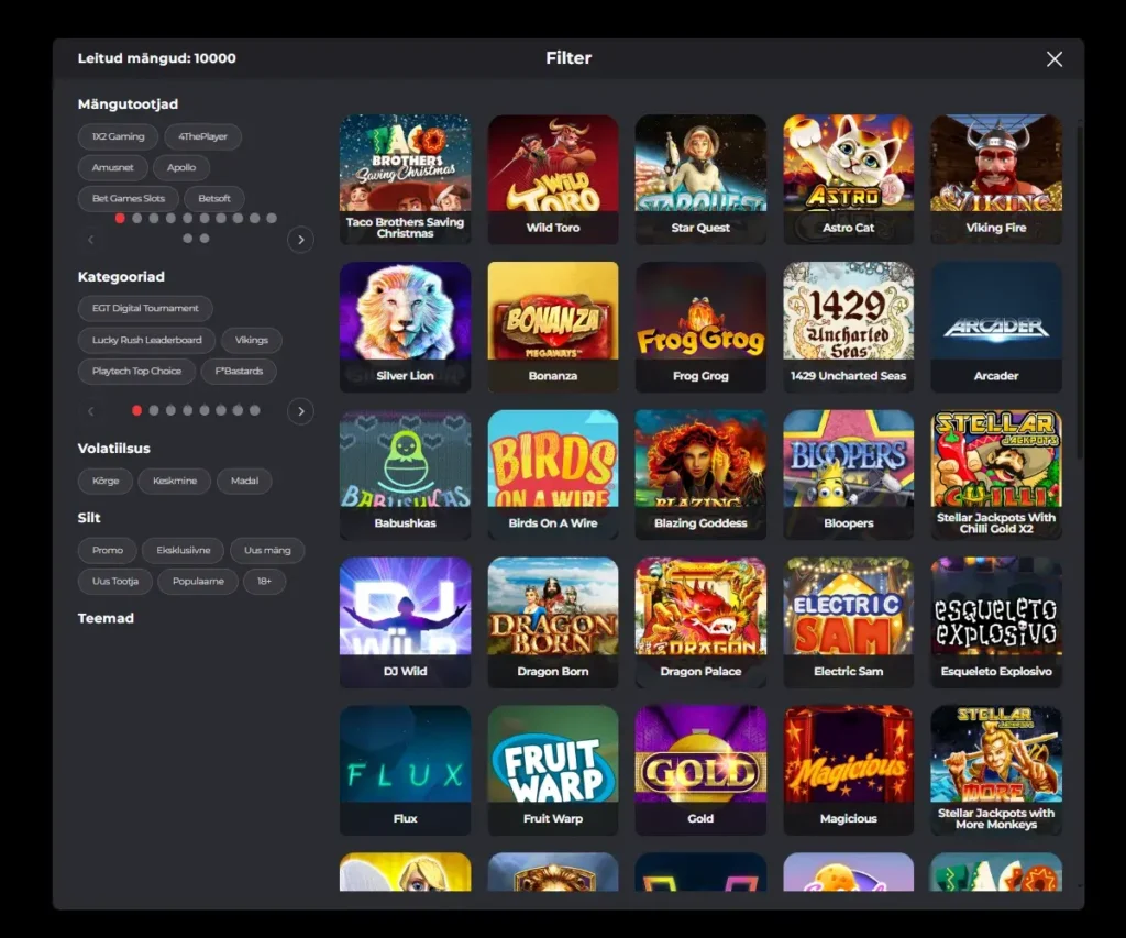 Olybet Kasiino - Slotid filter