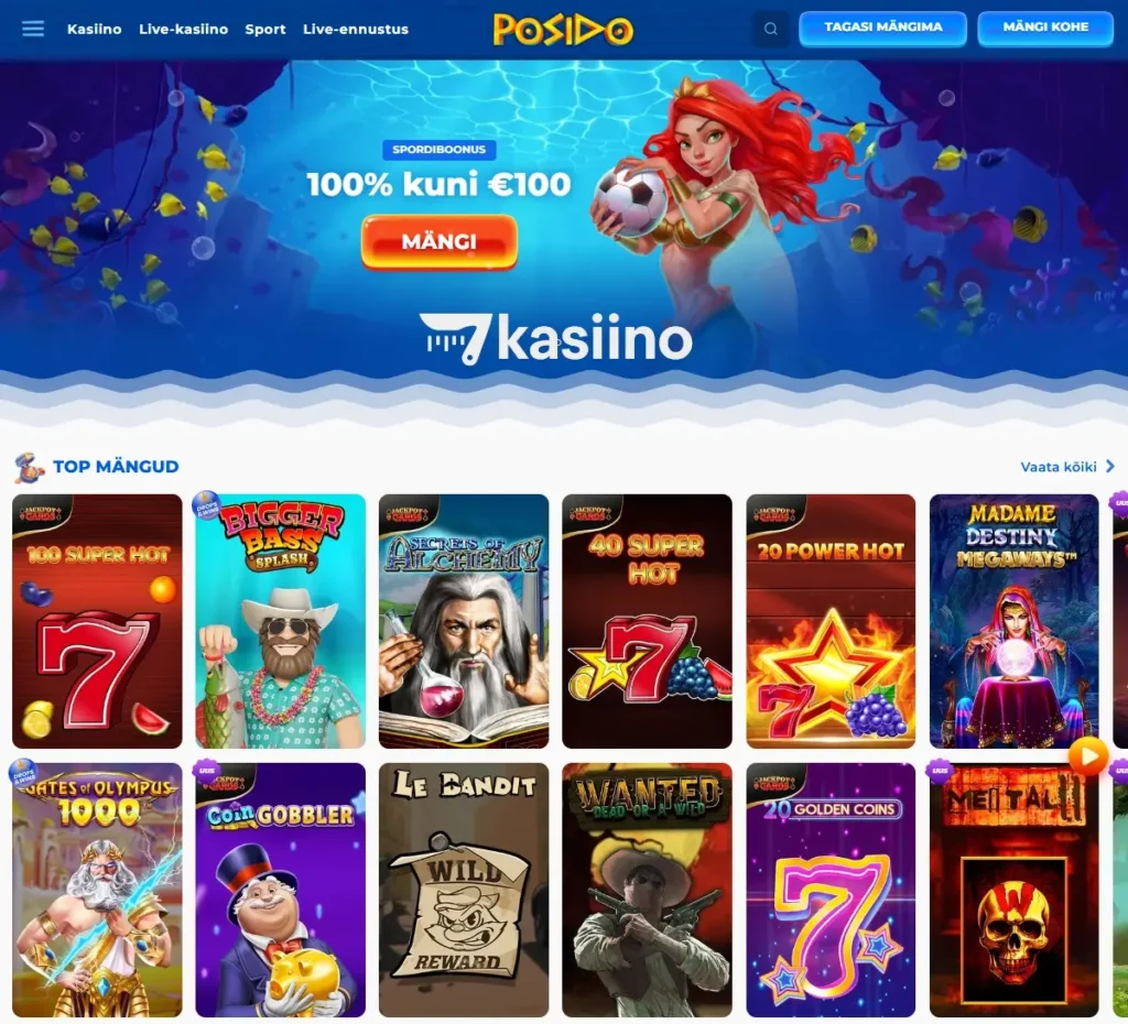 Posido.ee Kasiino - Index