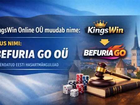 Befuria GO OÜ võtab üle kasiinolitsentsi KingsWin Online OÜ